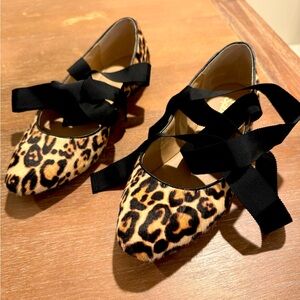 Splendid ballet flats with black ribbon